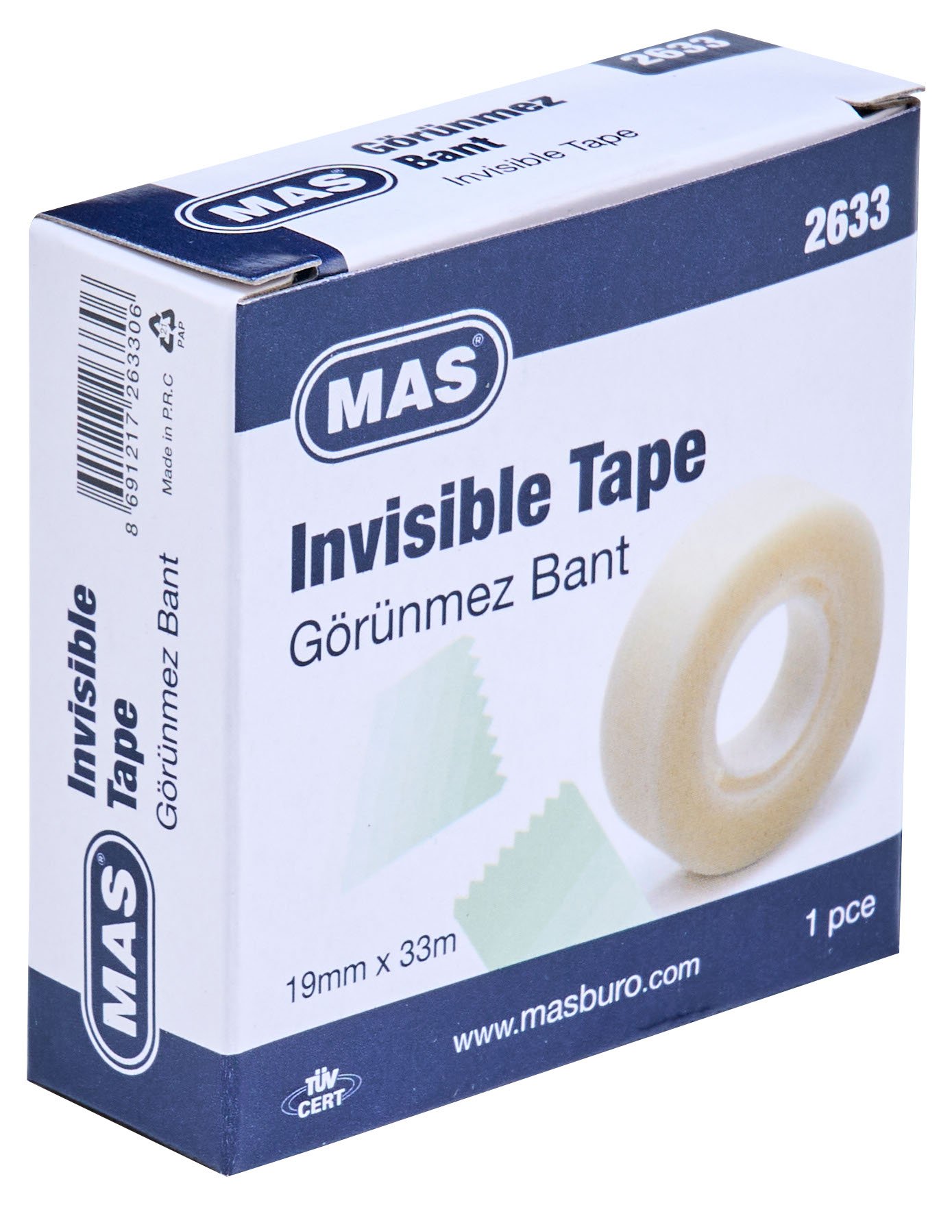 Mas Görünmez Bant 19mm x 33 m