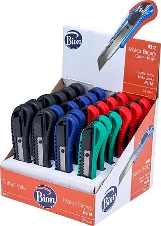 Bion Maket Bıçağı Plastik Gövde Metal Yataklı No:18