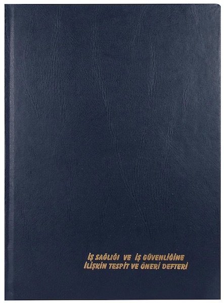 Dilman İş Sağlığı ve İş Güvenliğine İlişkin Tespit ve Öneri Defteri Otokopili 20 x 28 cm - 3 x 50 Yaprak