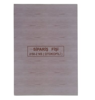 Dilman Sipariş Fişi No.2 Otokopili 2 Nüshalı 13.3 x 19.3 cm - 2 x 50 Yaprak