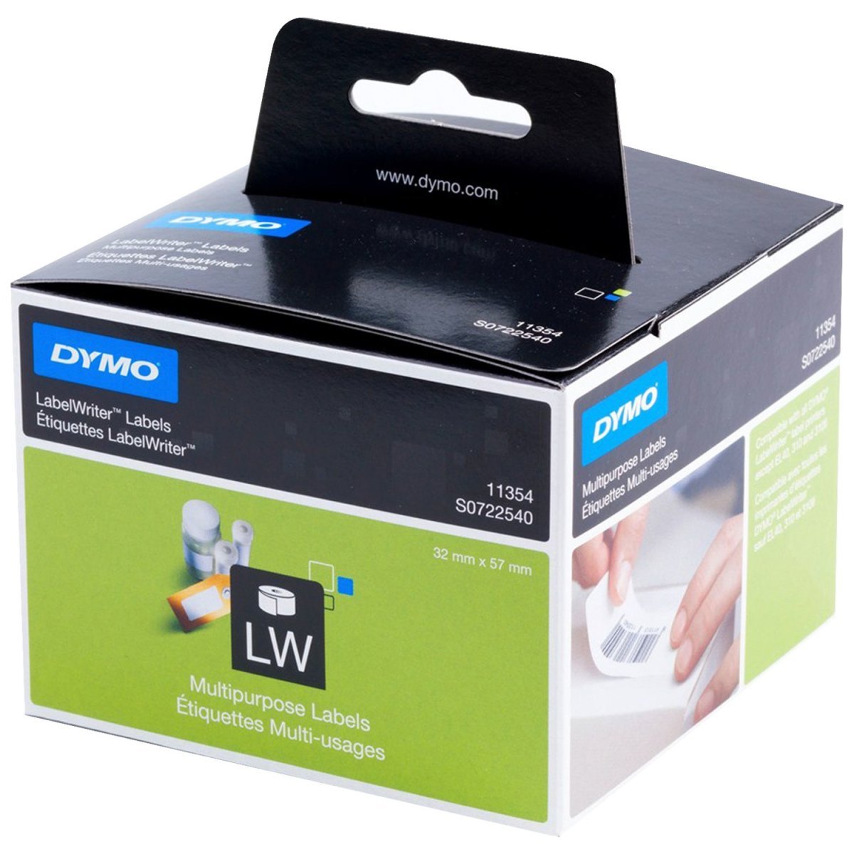 Dymo 11354 LW Etiket 57 x 32 mm 1.000 Adet - Beyaz