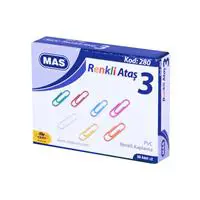MAS 280 Ataş 28 mm No:3 50 Adet - Karışık Renk
