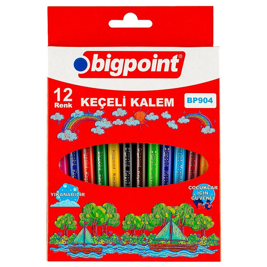 Keçeli Kalem 12'li / 24'li Set (Karışık Marka)
