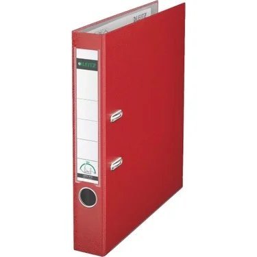 Leitz 1015 180° Plastik Klasör Dar - Kırmızı