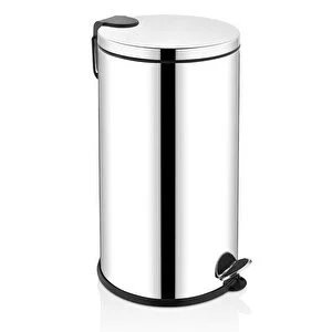 Rulopak Pedallı Çöp Kovası 50 Litre Paslanmaz Çelik
