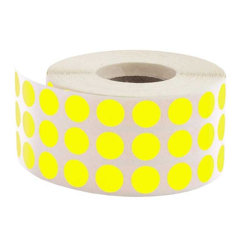 Tanex Nokta Etiket 10 mm 5.000 Adet - Sarı