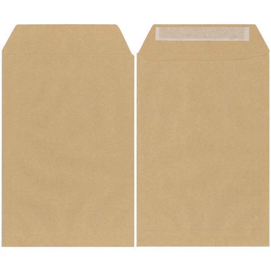 Torba Zarf 17 x 25 cm 110 gr 100 Adet - Kraft